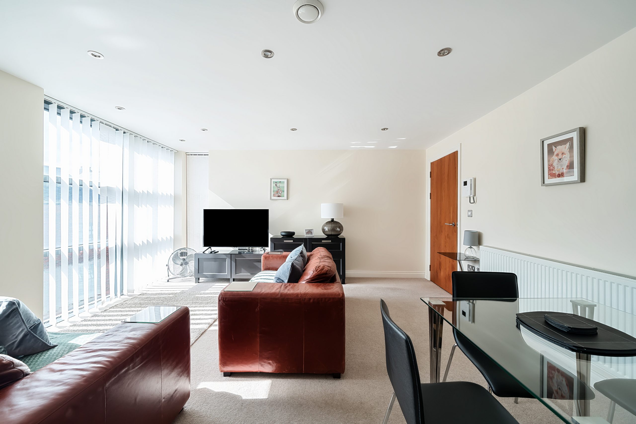 Hare Hideaway living space