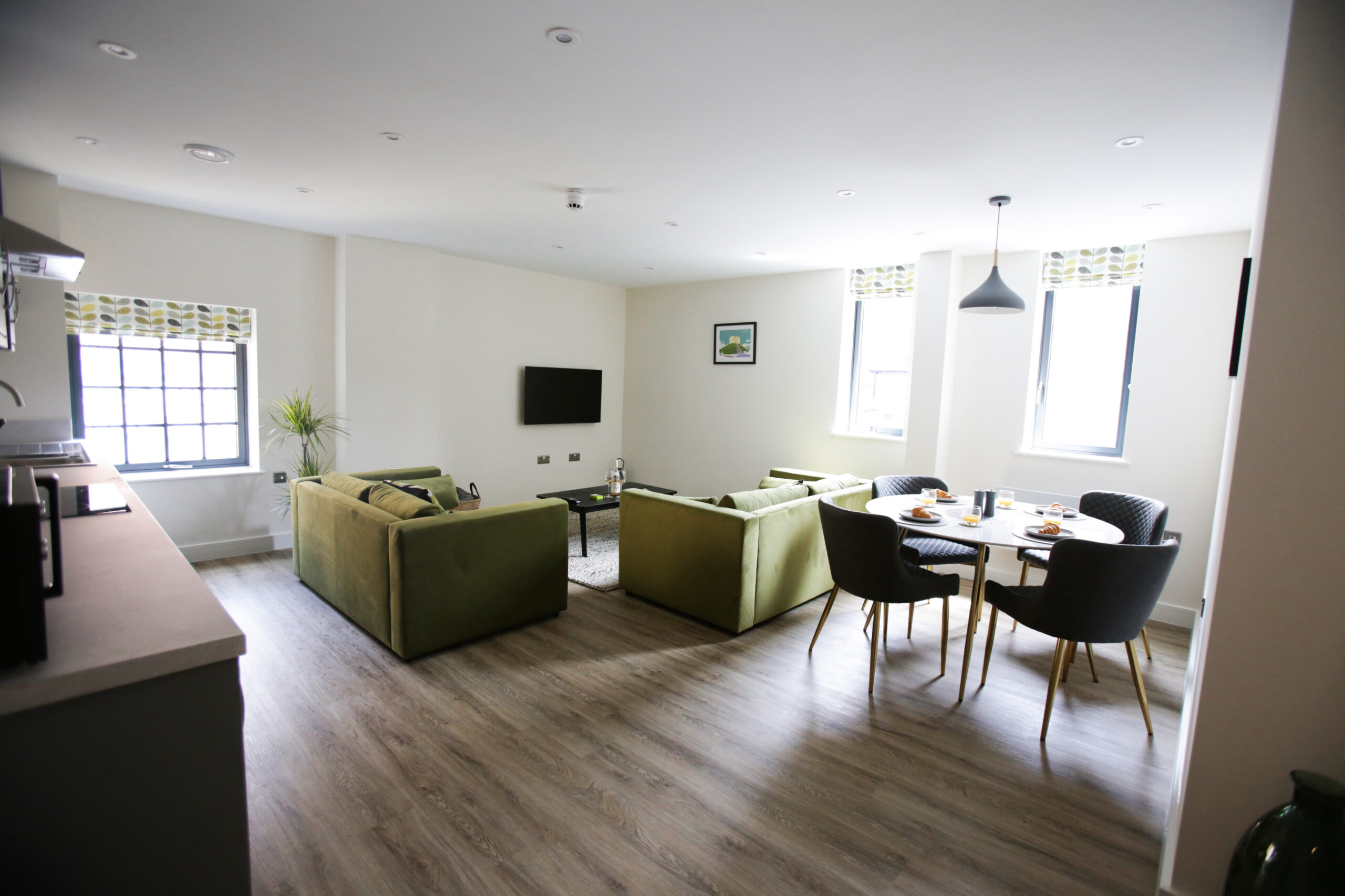 Kings Toft - apt 8 and 9 living space