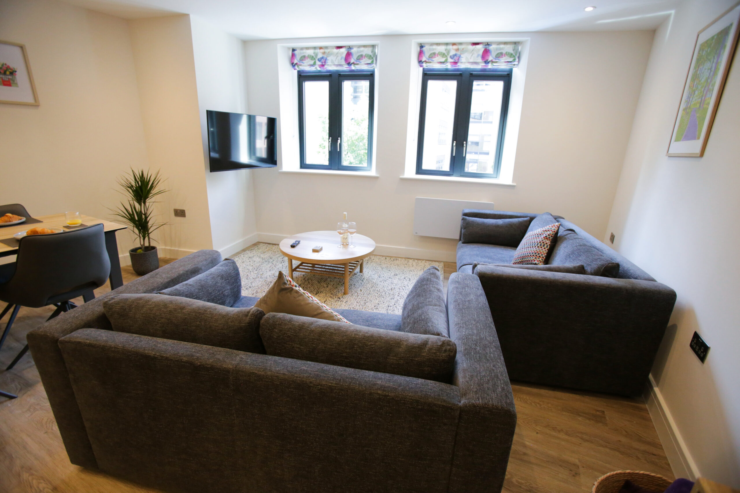 Apartment 1, Kings Toft (The Purple One) living space